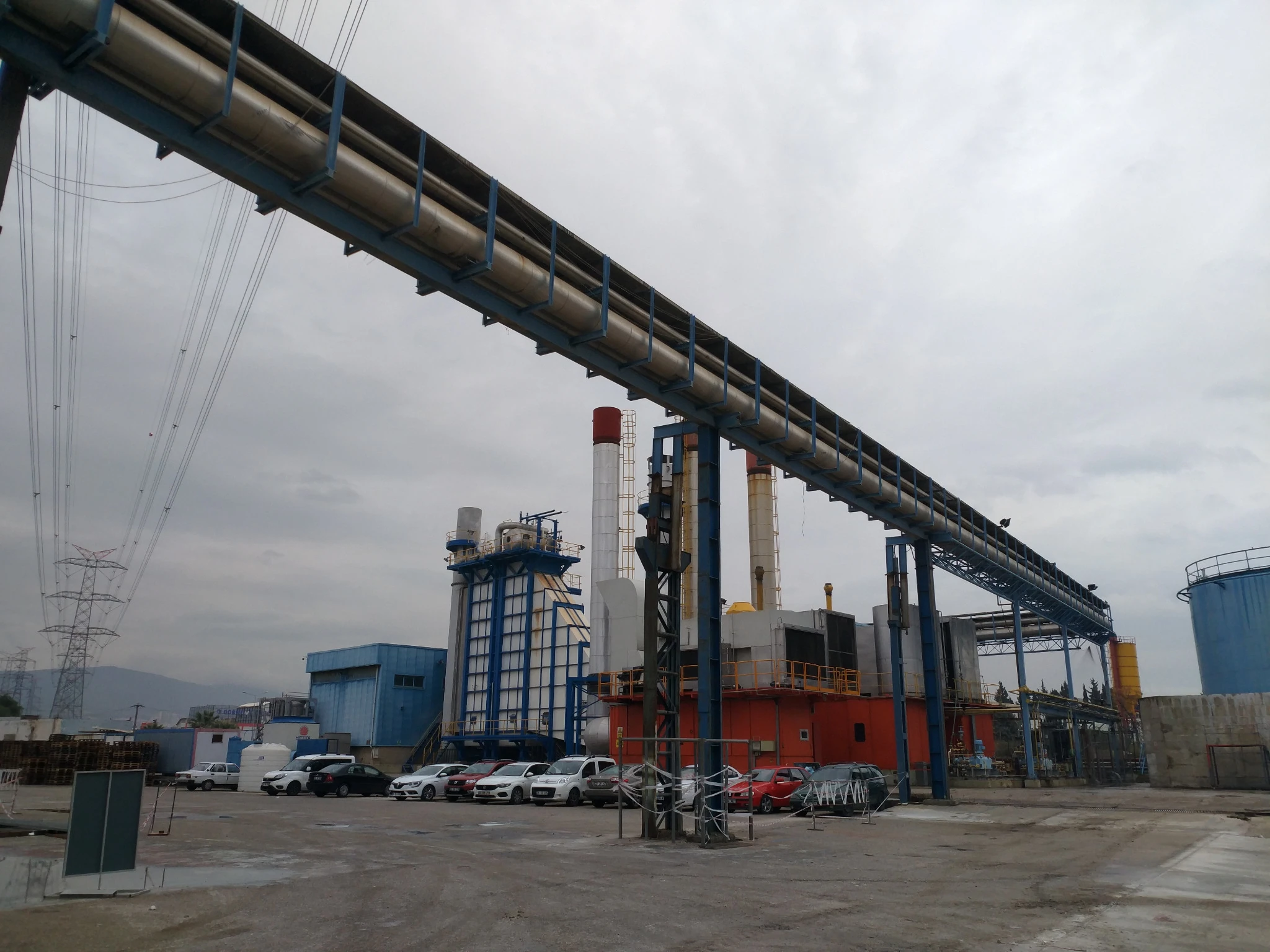 Pınar Süt — Pipe Racks & Vehicle Garage